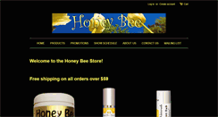 Desktop Screenshot of honeybeecream.com